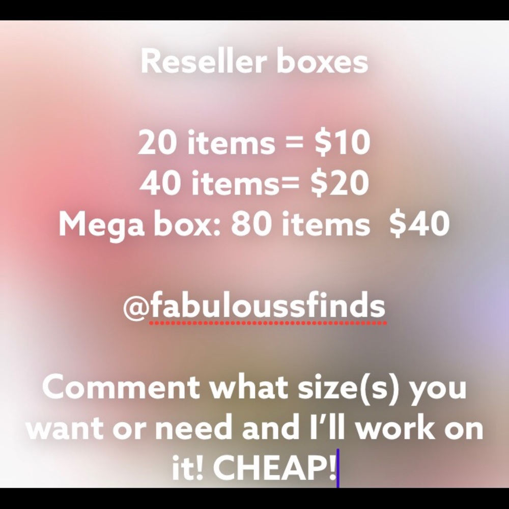 Reseller box large
